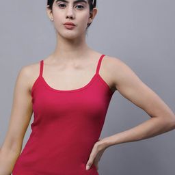 FBAR Ribbed U-Neck High Quality Cotton Camisoles-picture-26