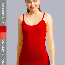 FBAR Pack Of 2 Cotton Long Camisoles-image-32