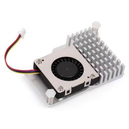 Raspberry Pi 5 Active Cooler RPi 5 Cooling Kit with Blower Fan & Heatsink Temperature Controlled Cooling Fan for Raspberry Pi 5 For Aluminium Heatsink Cooling Fan Compatible with Raspberry Pi 5 4GB, and 8GB - Silver - RS5760Raspberry Pi 5 Active Cooler RPi 5 Cooling Kit with Blower Fan & Heatsink Temperature Controlled Cooling Fan for Raspberry Pi 5 For Aluminium Heatsink Cooling Fan Compatible with Raspberry Pi 5 4GB, and 8GB - Silver - RS5760 image 3