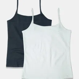 Sillysally Girls Pack Of 2 Non Padded Adjustable Straps Camisoles-image-52