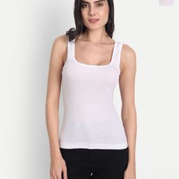 Aimly Pack Of 2 Square Neck Sleeveless Cotton Camisoles-image-90