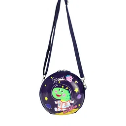 Smily Kiddos Girls Space Dino Theme Printed Sling Bag-39