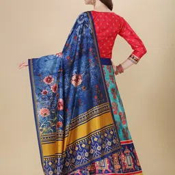 Kaizen TEXO FAB Printed Semi-Stitched Lehenga & Unstitched Blouse With Dupatta image 5