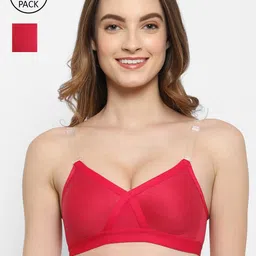 Floret Set-2 Magenta Minimizer Bra-image-49