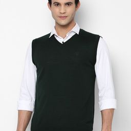 Allen Solly Men Green Sweater Vest-picture-15