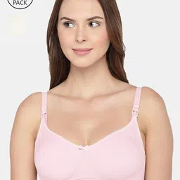 Inner Sense Pack of 2 White Organic Cotton Non-Wired Non Padded Maternity Sustainable Bras IMB005B_5F-picture-37