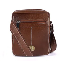 HiLEDER Unisex Pure Leather Messenger Bag-image-86