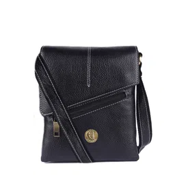 HiLEDER Unisex Pure Leather Messenger Sling Cross Body Travel Messenger Bag-36