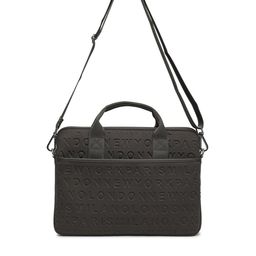 Red Lemon Unisex Olive Green Videshi Collection Fauji Textured 15.6 Inch Laptop Bag-19