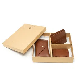tohl Men Tan 3 Leather Two Fold Wallet-image-68