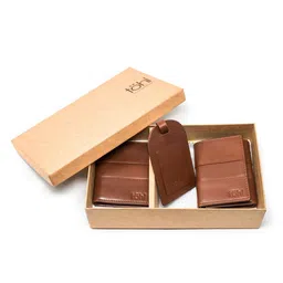 tohl Men Tan Solid Accessories Gift Set-image-11