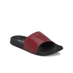 OFF LIMITS Men Maroon Solid Sliders-picture-20