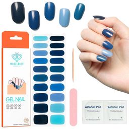 Modelones 20-Pcs Semi-Cured Gel Nail Strips - In the Ocean-20