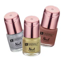 krayons Set of 3 Color Me Crazy Gel Long Lasting Nail Polish - 8 ml each-17