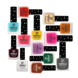 PERPAA Set of 12 Super Matte Quick-Dry & Long-Lasting Nail Polish 6 ml Each- Combo 02-4
