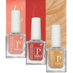 PERPAA Set of 3 Colorich Vegan 21-Free Formula Nail Polish - 10ml each-5
