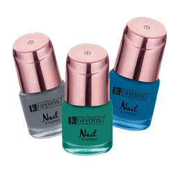 krayons Set of 3 Color Me Crazy Gel Long Lasting Nail Polish - 8 ml each-13
