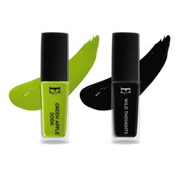 ELLEMENT CO. Set of 2 Black Petal Pop Long Lasting Vegan Nail Lacquer - 10 ml each-20