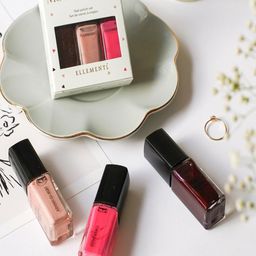 ELLEMENT CO. Must Haves SetOf3 Gloss Nail Lacquer-10mlEach-Cheerleader-Merlot-DeskToDinner-43