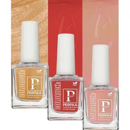 PERPAA Set of 3 Colorich French Formula High Shine & Plump Finish Nail Polish - 10 ml each-6
