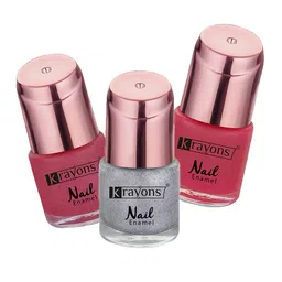 krayons Set of 3 Color Me Crazy Gel Long Lasting Nail Polish - 8 ml each-image-78