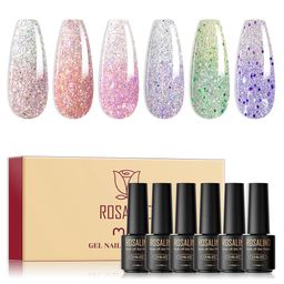 ROSALIND Set Of 6 UV & LED Soak Off Gel Polish - 7ml Each -   RATC6-027-image-128