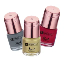 krayons Set of 3 Color Me Crazy Gel Long Lasting Nail Polish - 8 ml each-image-81