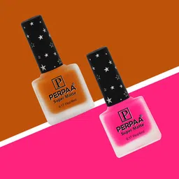PERPAA Set of 2 Super Matte Long Lasting & Quick-Dry Nail Polish - 6 ml each-34