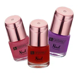 krayons Set of 3 Color Me Crazy Gel Long Lasting Nail Polish - 8 ml each-18