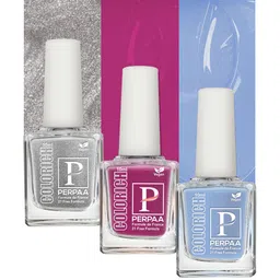 PERPAA Set of 3 Colorich French Formula High Shine & Plump Finish Nail Polish - 10 ml each-4