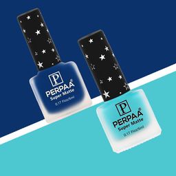 PERPAA Set of 2 Super Matte Long Lasting & Quick-Dry Nail Polish - 6 ml each-8