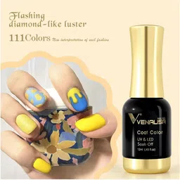 VENALISA Tempered Top UV & LED Soak Off Gel Polish 12 ml - Transparent image 5