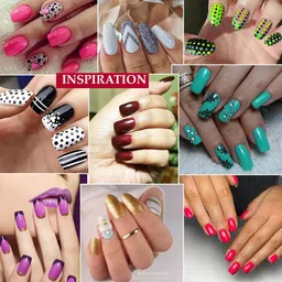 FORFOR Set of 12 Perfect Stay Fast Dry Glossy Gel Effect Nail Polish 5 ml each - Combo 6 image 4