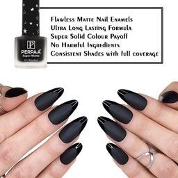 PERPAA Set Of 12 Super Matte Quick-Dry & Long Lasting Nail Polish 6ml Each - Combo 13 image 3