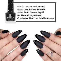 PERPAA Set Of 12 Super Matte Quick-Dry & Long Lasting Nail Polish 6ml Each - Combo 04 image 5
