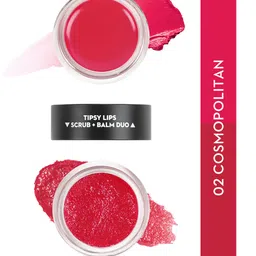 SUGAR Set of 2 Tipsy Lips Fresh & Fruity Scrub & Balm 5 g each - Cosmopolitan 02-22