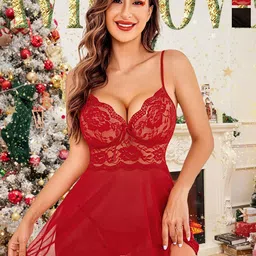 PIBU Pack Of 2 Self-Design Net Baby Doll-image-72