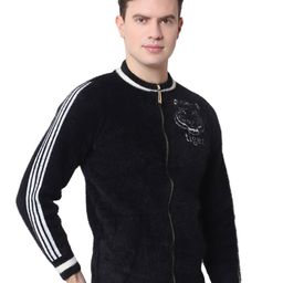 Zacharias Graphic Printed Wool Front-Open Sweater image 4