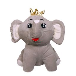 KIDS WONDERS Elephant With Crown Soft Toy-picture-20