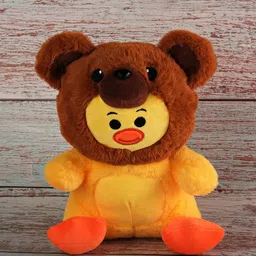 DukieKooky Kids Duck With Teddy Bear Hood Soft Toy-58