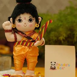 Panda's Box Kids Set of 2 Baby Rama & Devi Sita Combo Soft Plush Toys image 3