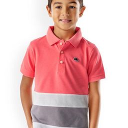 Cherry Crumble Boys Striped Polo Collar T-shirt-picture-27