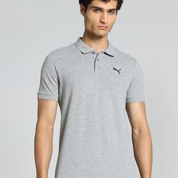 Puma Men Active Essential Logo Printed Cotton Slim Fit Polo T-Shirt-image-57