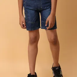 V-Mart Boys Washed Denim Denim Shorts Technology-image-64