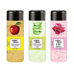 Adbeni Color Diva Set Of 3 Apple- AloeVera Gel Hair Color  & Rose Shampoo -100ml Each-18