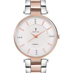 Imperious- The Royal Way Women Silver-Toned Brass Dial & Multicoloured Bracelet Style Straps Analogue Watch-18