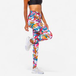 Women's Cotton Fitness Leggings - Multicolour-image-5