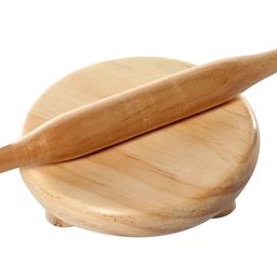 Little Genius Wooden Chakla Belan - Cream-13