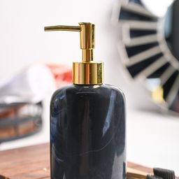 MARKET99 Grey Textured Ceramic Soap Dispenser 300 ml-56