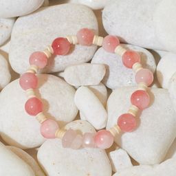 SALTY Women Crystals Studded Elasticated Bracelet-image-83